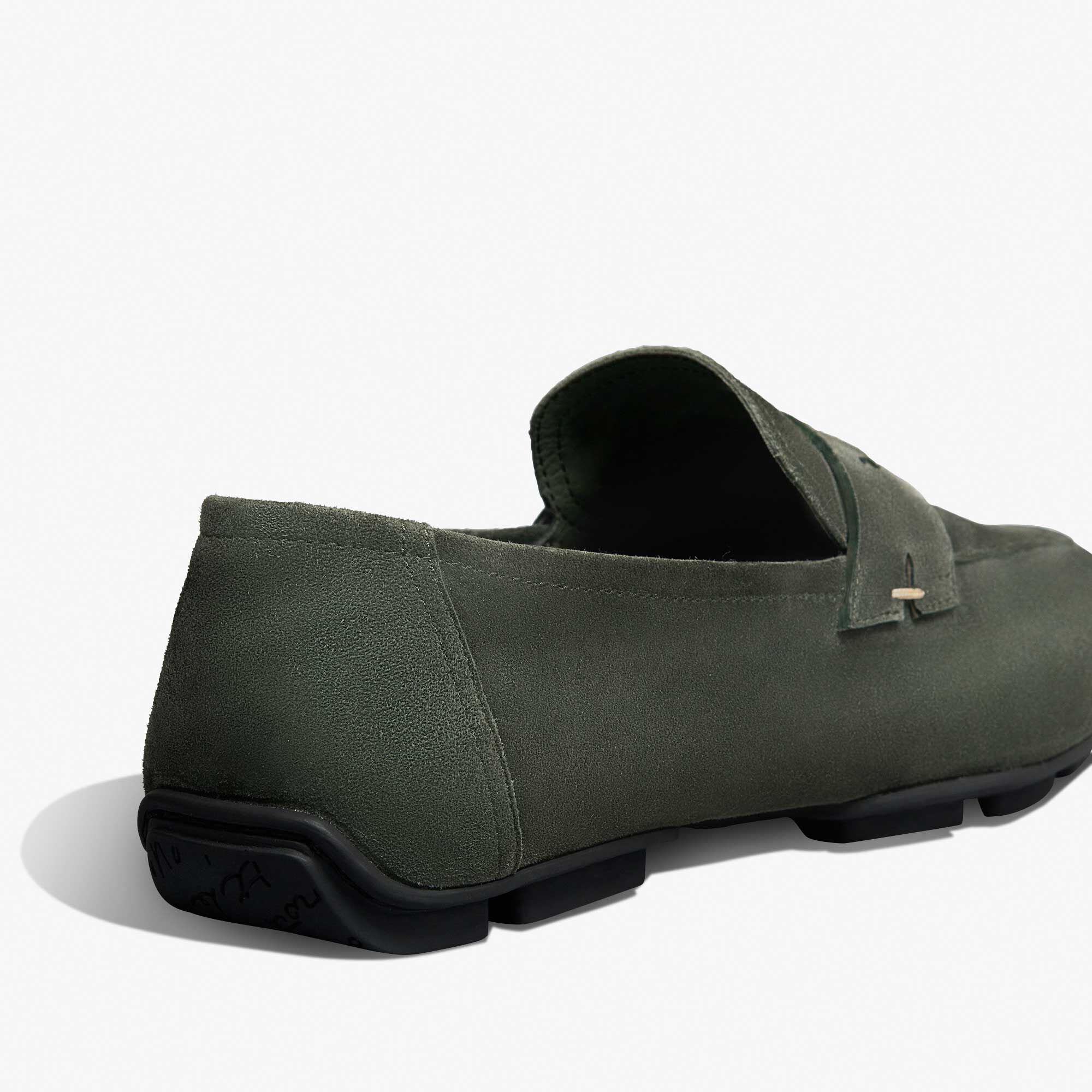Mocassin Lorenzo Drive En Cuir Camoscio