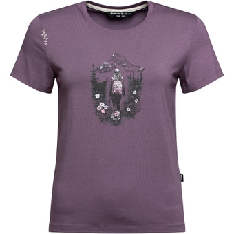 Chillaz Iseo Mountain Paradise T-Shirt Dark Violet Damen