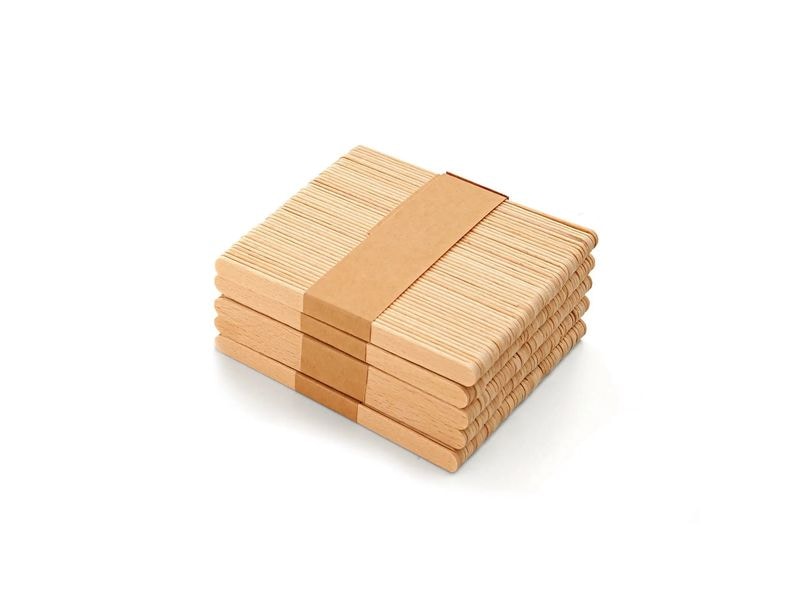 Silikomart Glaceform Silikonform für Eis – Tango Weiss 2 Formen a je 2 Mulden samt Holzstäbchen und Rezept