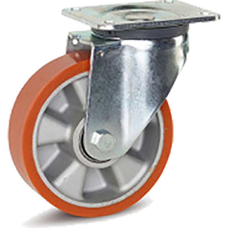 PU zwaarlast zwenkwiel 160mm - 700kg draagvermogen