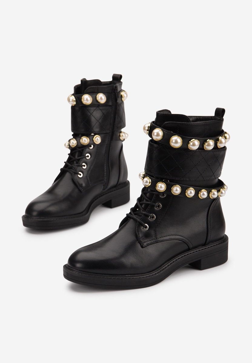 Boots femme noires Mergana V2