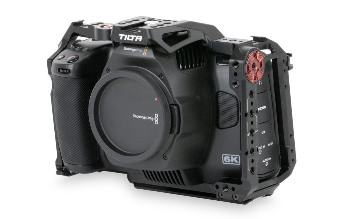 Full Camera Cage für BMPCC 6K Pro/G2 - SchwarzBietet eine schützende Panzerung und verbessert die Funktionalität der Kamera