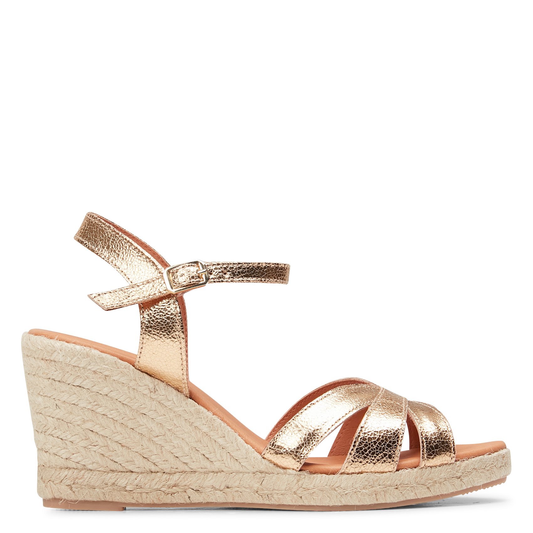 ELLARIA - Espadrilles en cuir | Doré