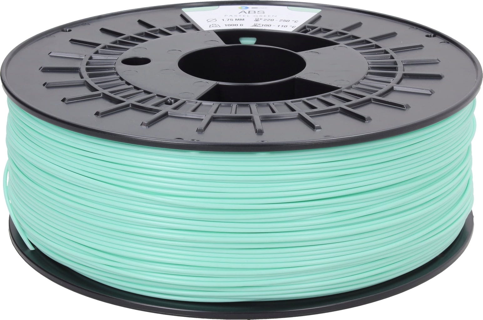 3DJAKE  ABS Pastellgrün, 1,75 mm / 2300 g    ABS Filament für industrielle Anwendungen in Pastellgrün