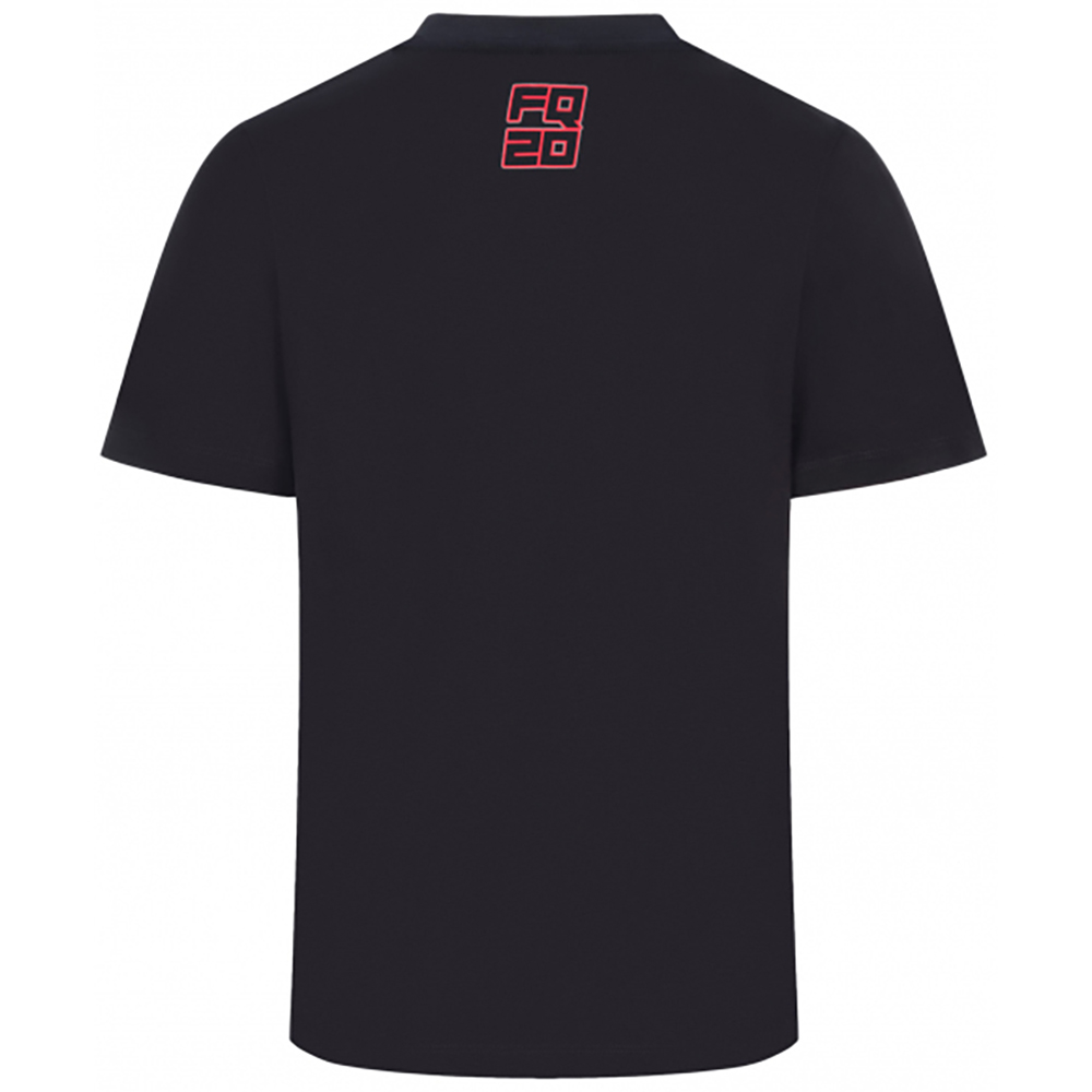 Fabio Quartararo - T-shirt Flock 20 Noir / Rouge
