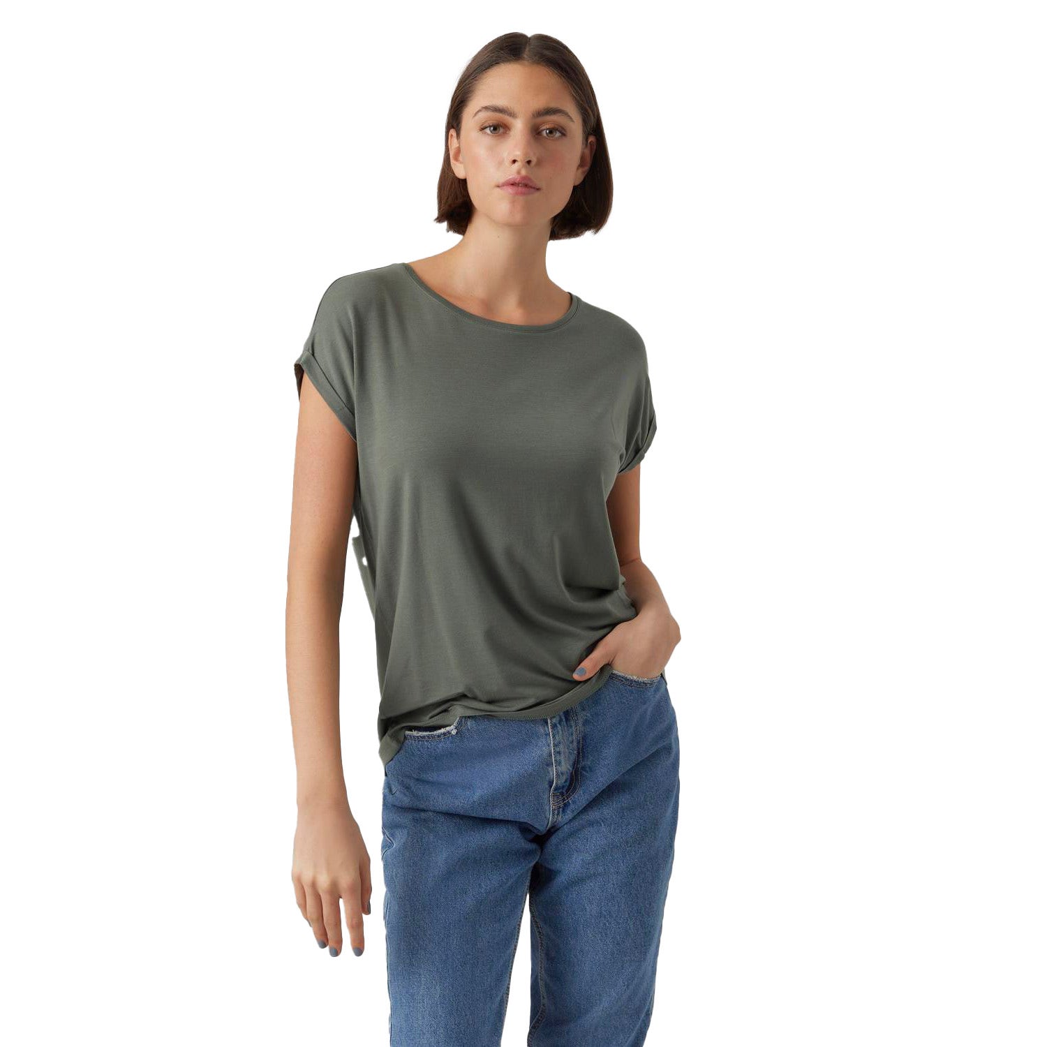 Vero Moda  Ava Plan Short Sleeve Top