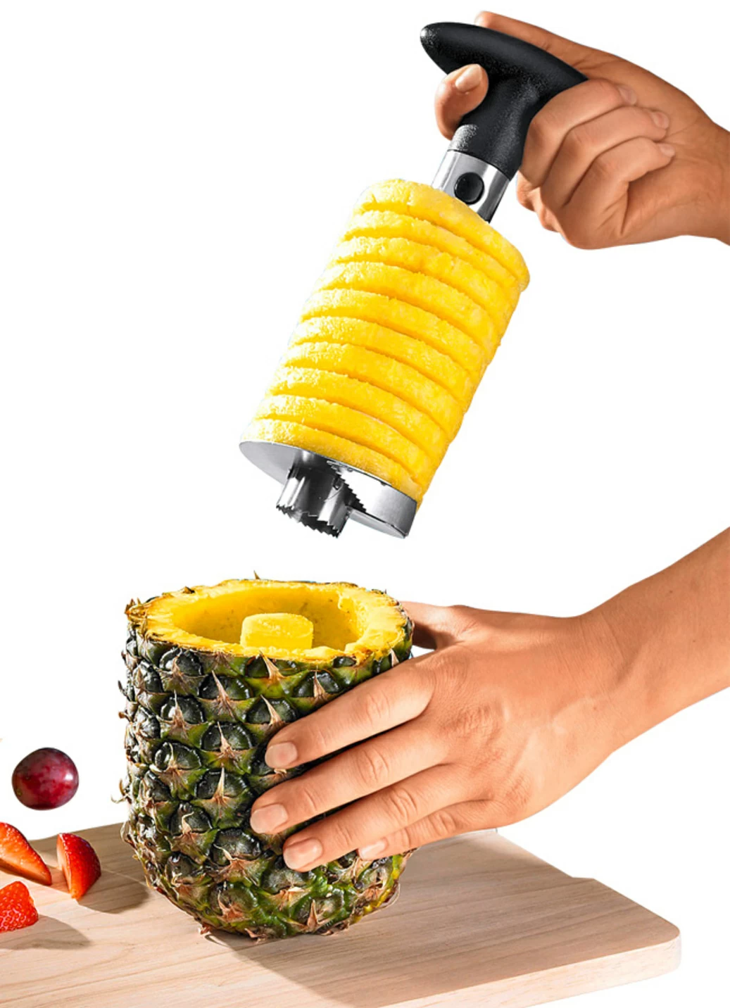 Ananas-Schneider aus Edelstahl rostfrei 18/0