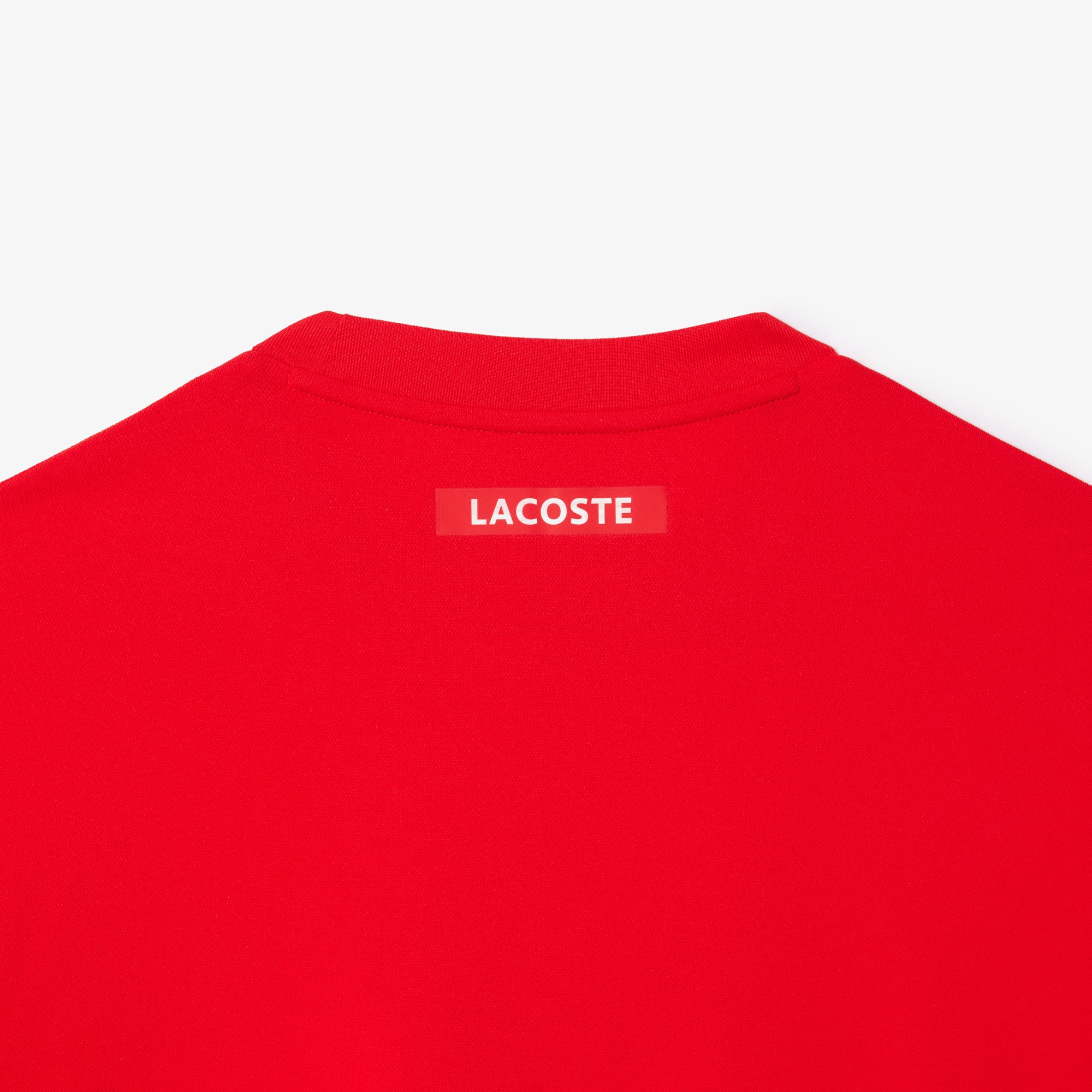 Ultra-Dry Piqué Tennis T-Shirt T-Shirts - Rot - Lacoste - Herren