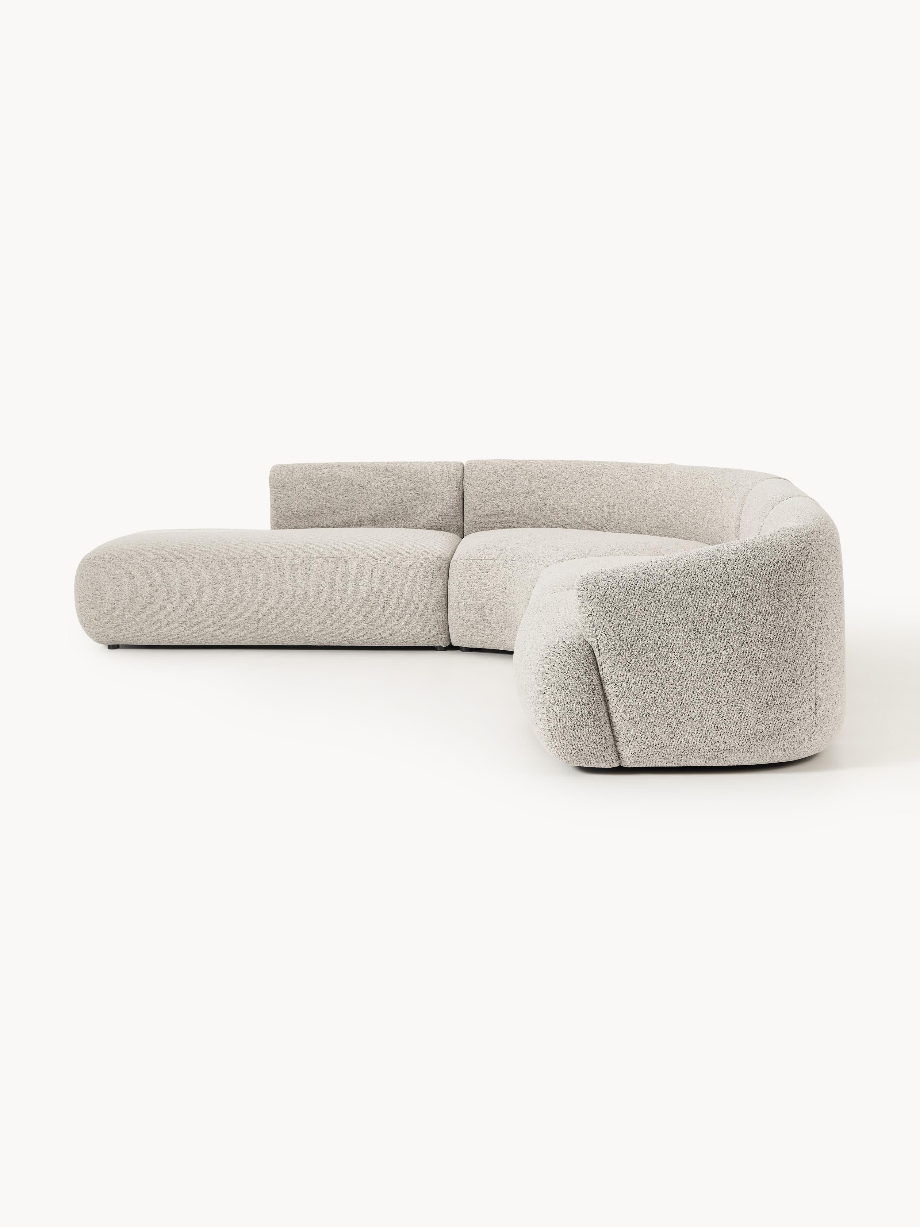 Modulaire bouclé hoekbank Sofia (4-zits)