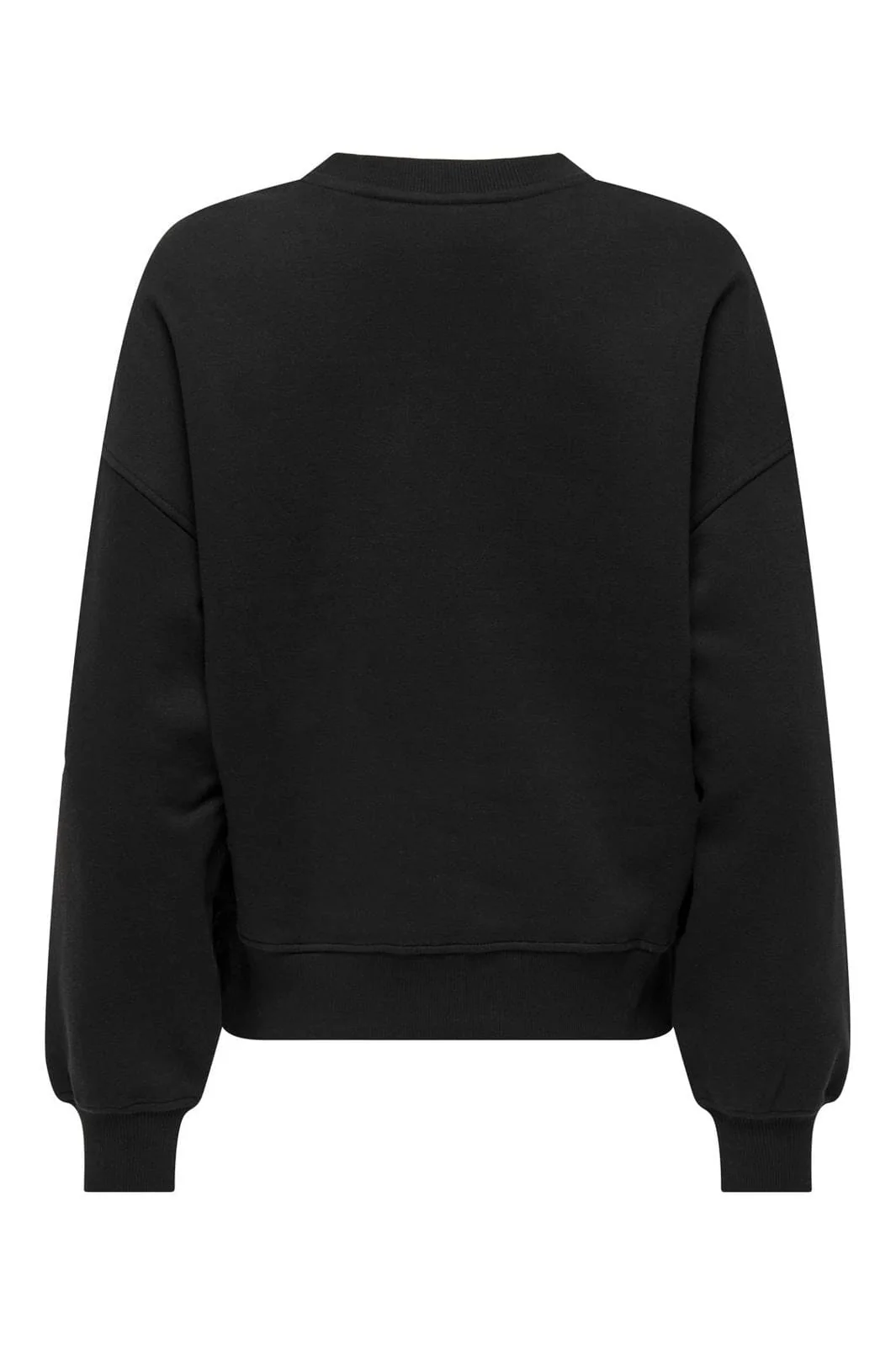 Only Onlsofia L/S Word O-Neck Swt 4564505 black rebel