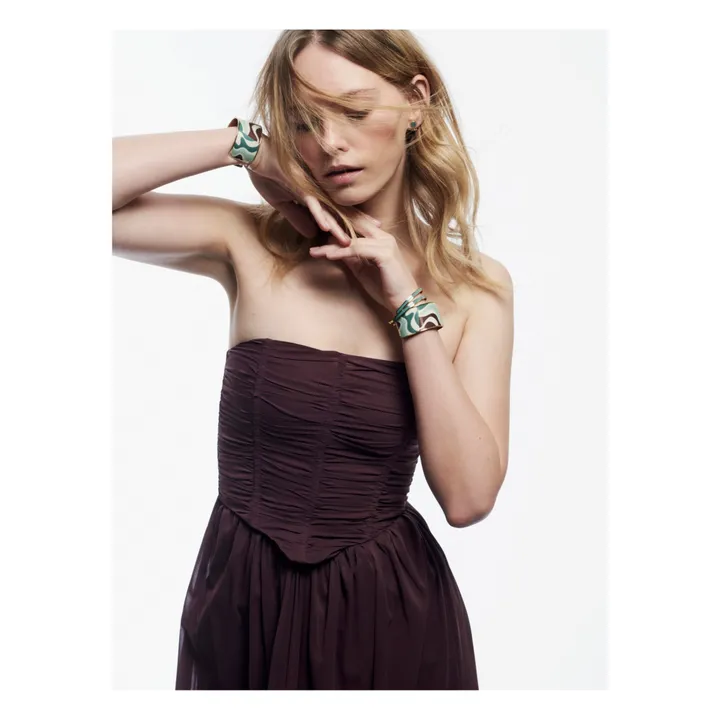 Bangle Up Manchette Ajustable Rosalia | Vert
