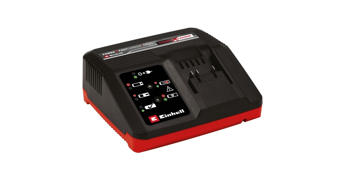 EINHELLPower X-Fastcharger 4A oplader  (Zwart/rood)