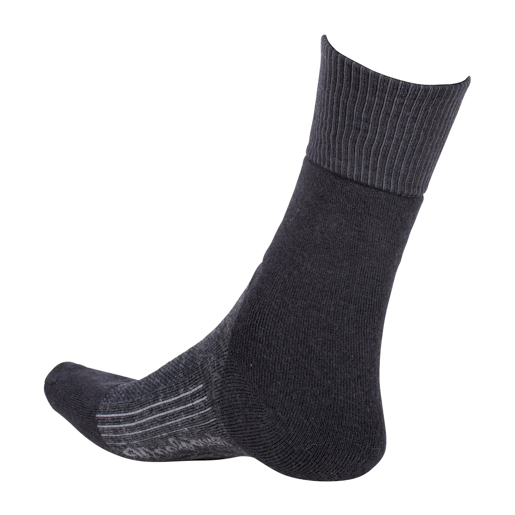 Woolpower -  Woolpower Socken Skilled Classic 400 dunkelgrau schwarz