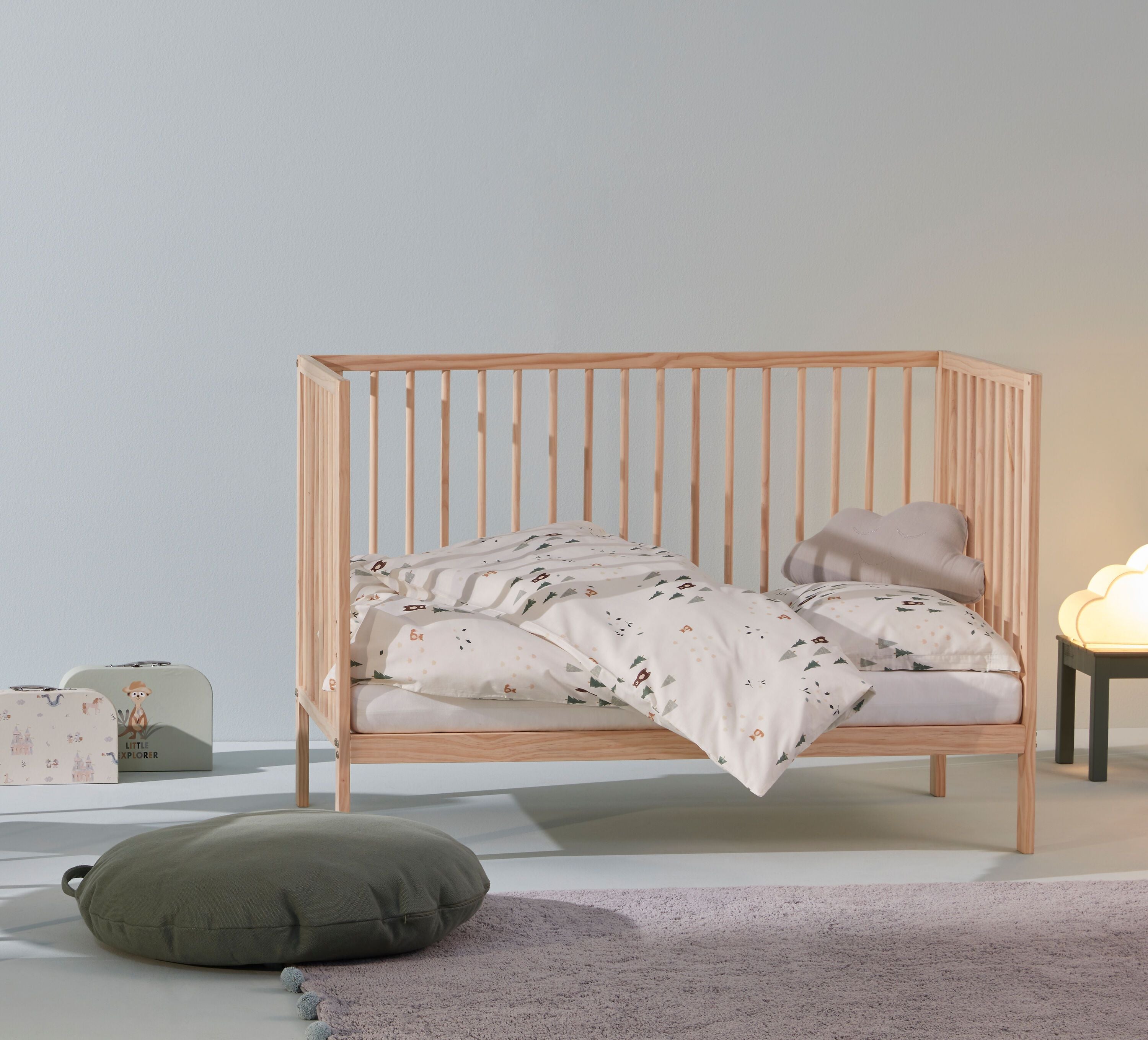 NEOMI Kinderteppich - grau / B: 120.0 cm x T: 170.0 cm