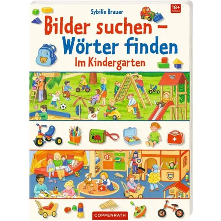 Coppenrath Verlag Bilder suchen - Wörter finden: Im Kindergarten