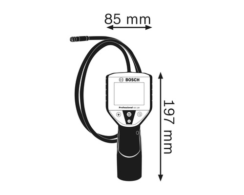 Bosch Professional GIC 120 accu-inspectiecamera inclusief 4 x AA-batterijen en camerakabel