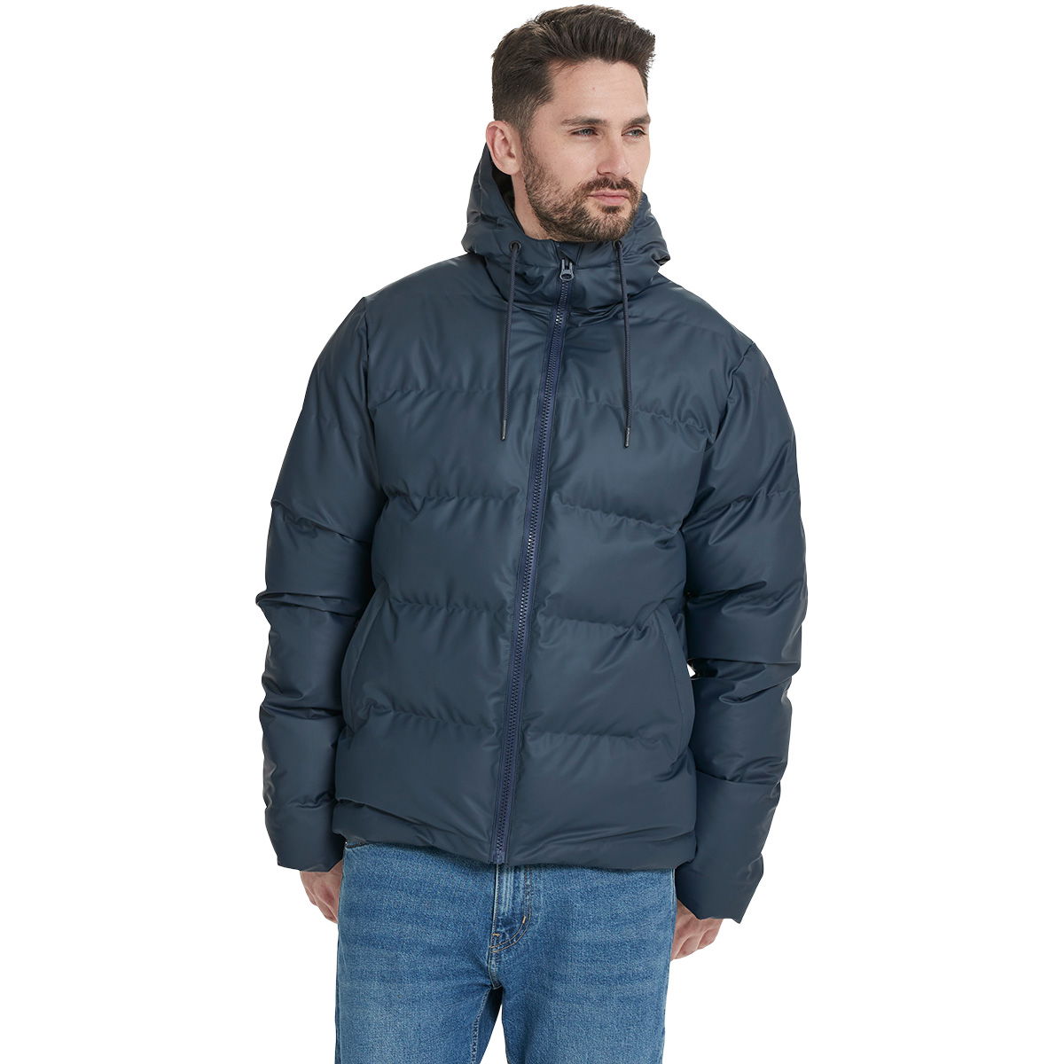 Weather Report Quinn PU Puffer Vinterjakke Herre