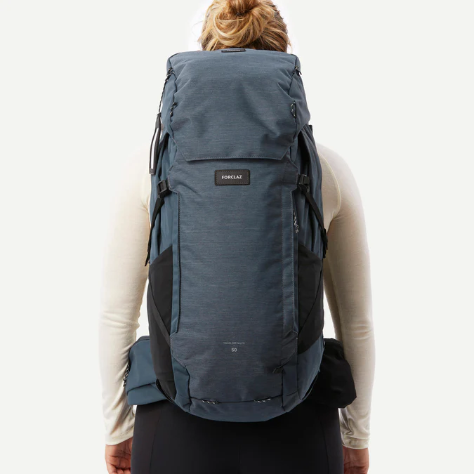 Decathlon Forclaz - Mochila de viagem feminina Forclaz 900 de 50 litros