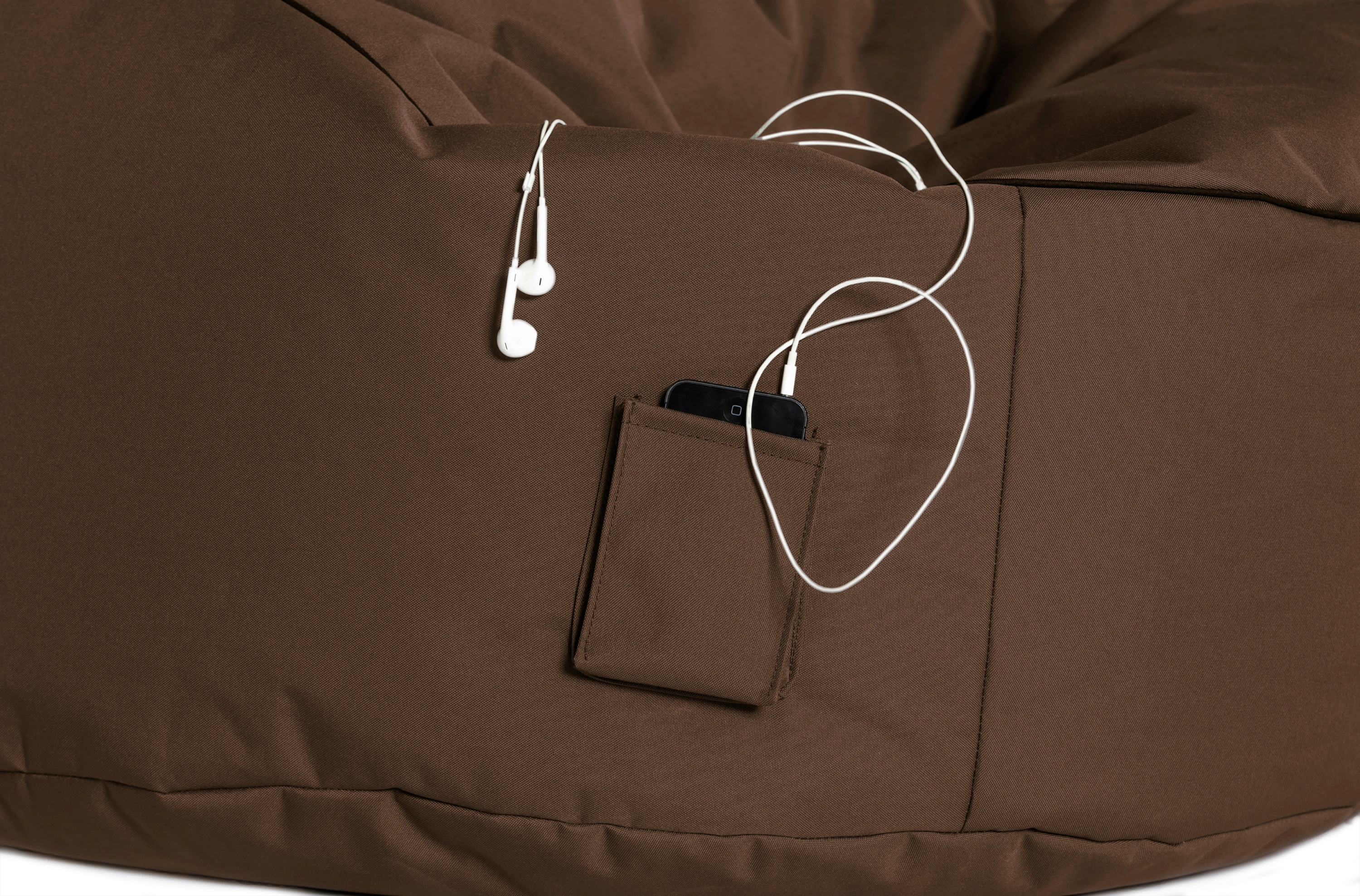 Sitzsack Set BRAVA: Swing & Dot Com (Farbe: braun)