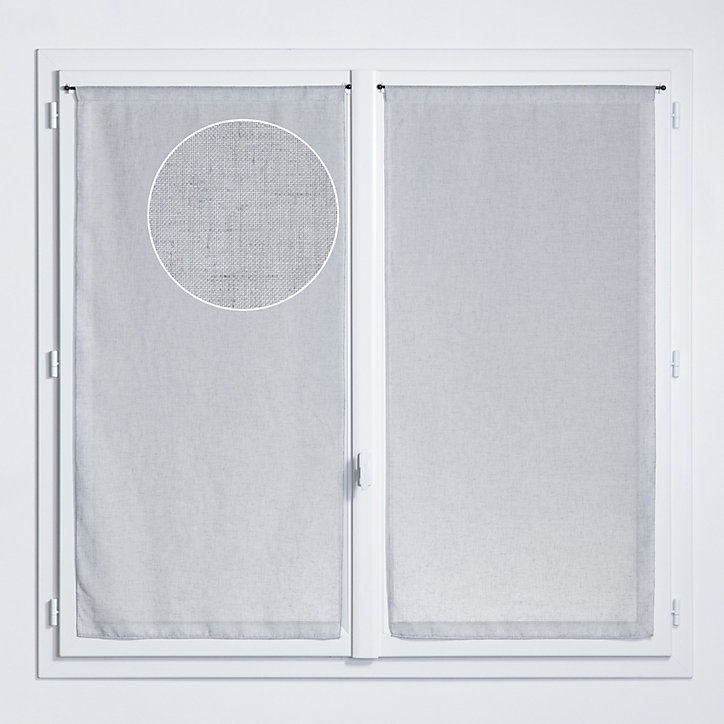 Paire de vitrage Gabin l.58 x H.120 cm
