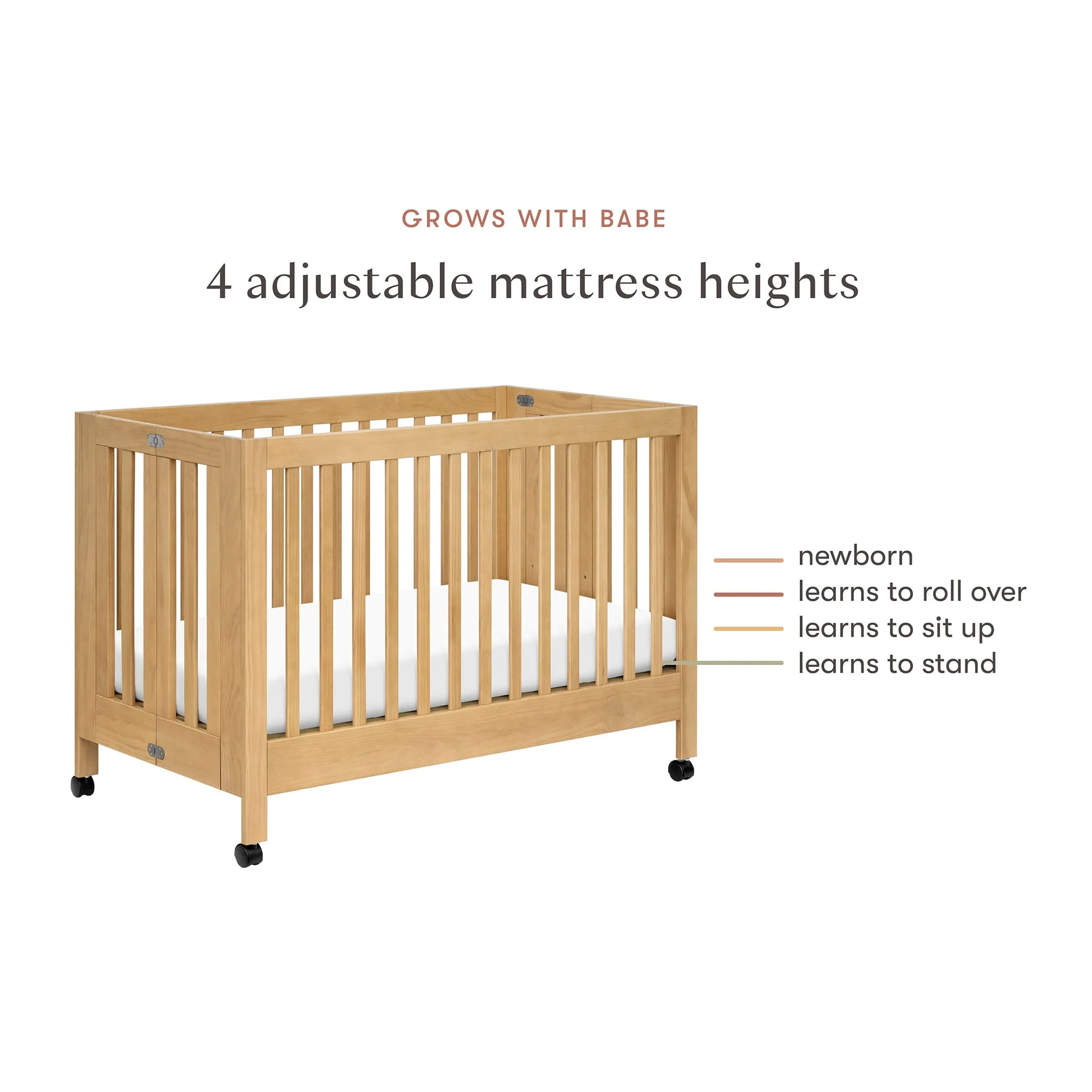 Babyletto Couchette Maki Pliable - Miel