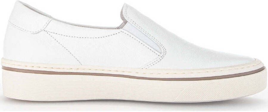 GABOR Instappers Dames 265 Maat: 40 Materiaal: Leer Kleur: Wit