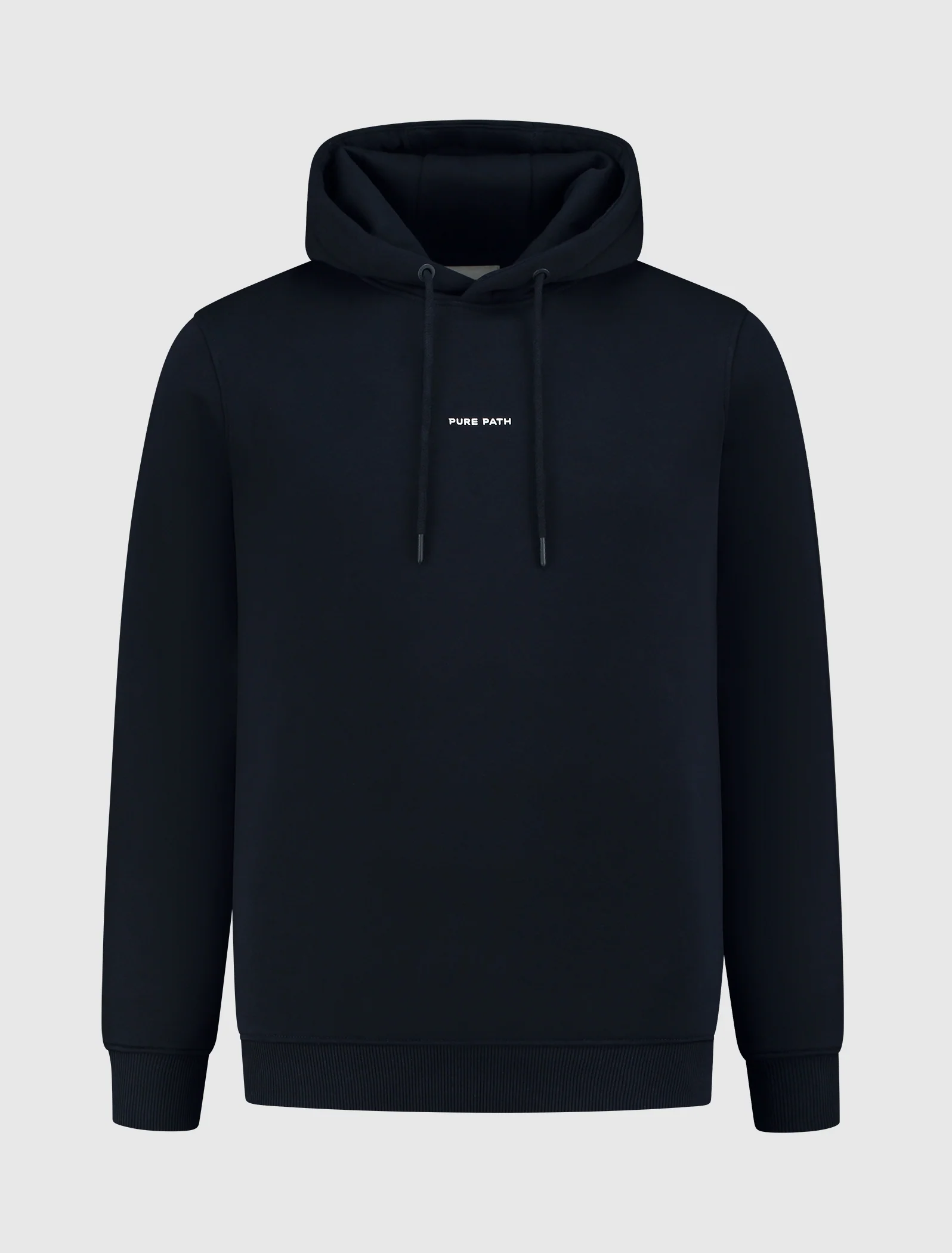 Pure Path Essential Logo Hoodie Heren Donkerblauw