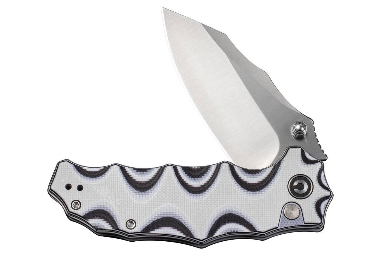 Civivi Natterjack C24028-3 Satin 14C28N, White Black G10, zakmes