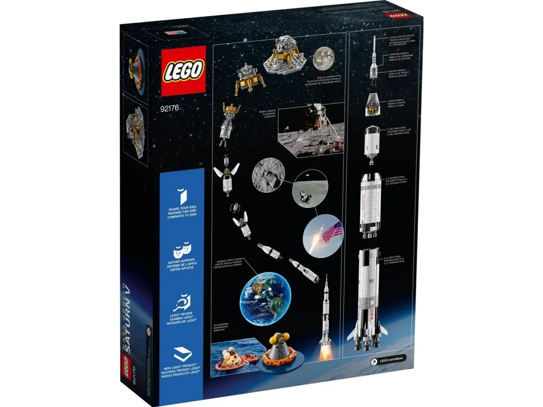 LEGO Ideas 92176 NASA Apollo Saturn V