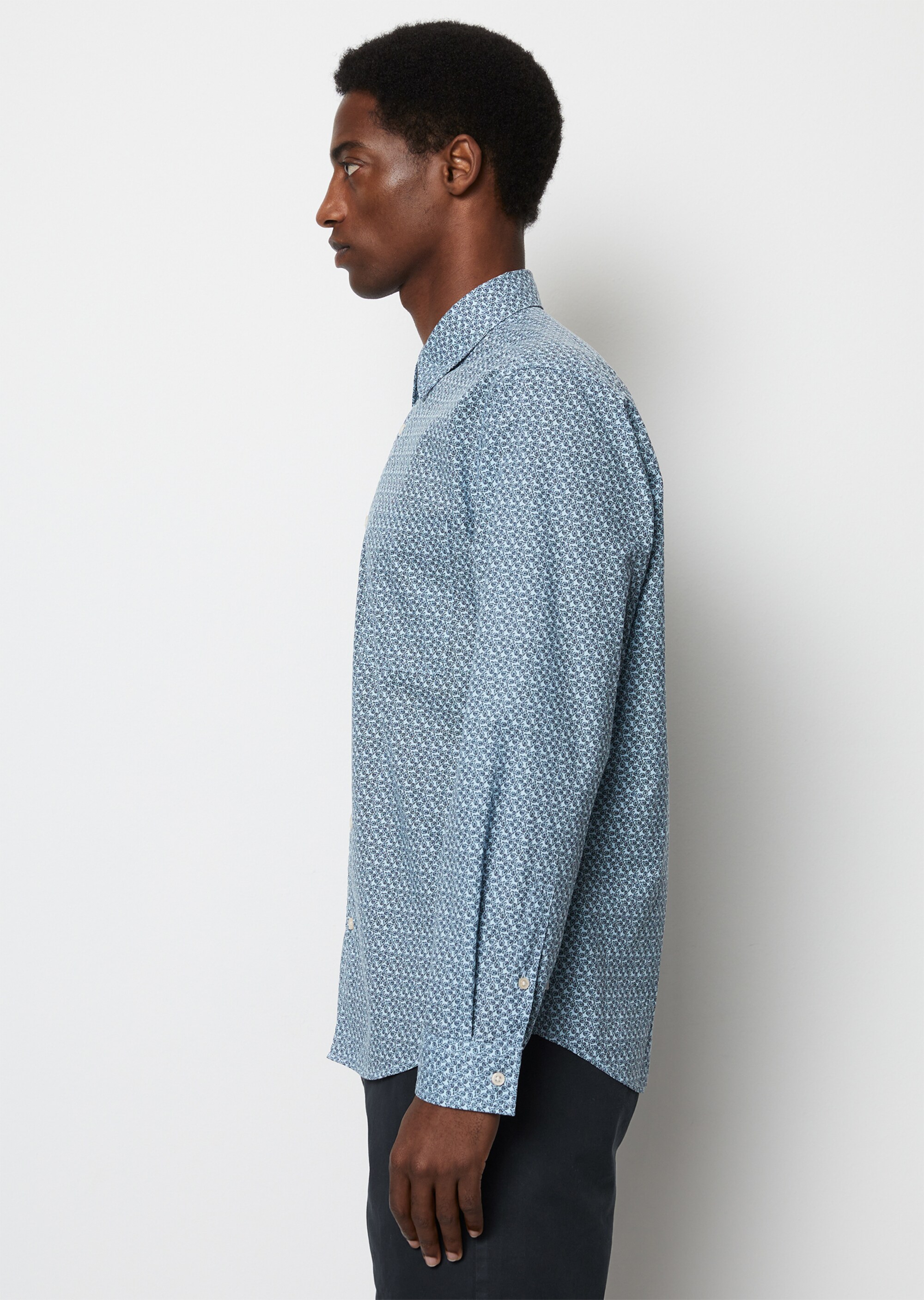 Hemd regular mit Allover-Print
