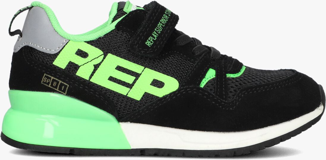 REPLAY zwarte replay lage sneakers shoot jr8
