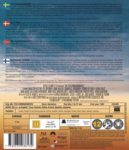 Ten Commandments (Blu-ray)