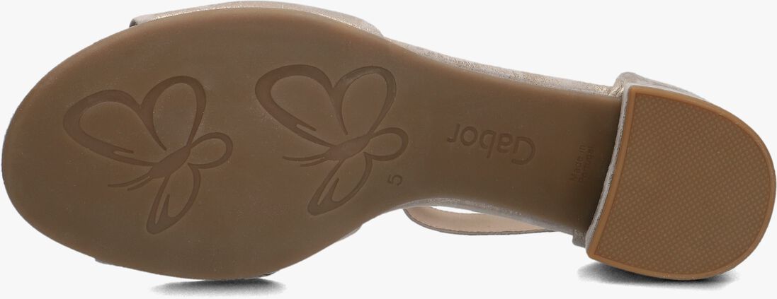 beige gabor sandalen met hak 902