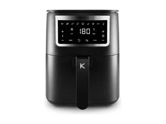 Fritreuse Sans Huile De 4l Noire Avec 8 Programmes Airmed4 Black De Kitchencook
