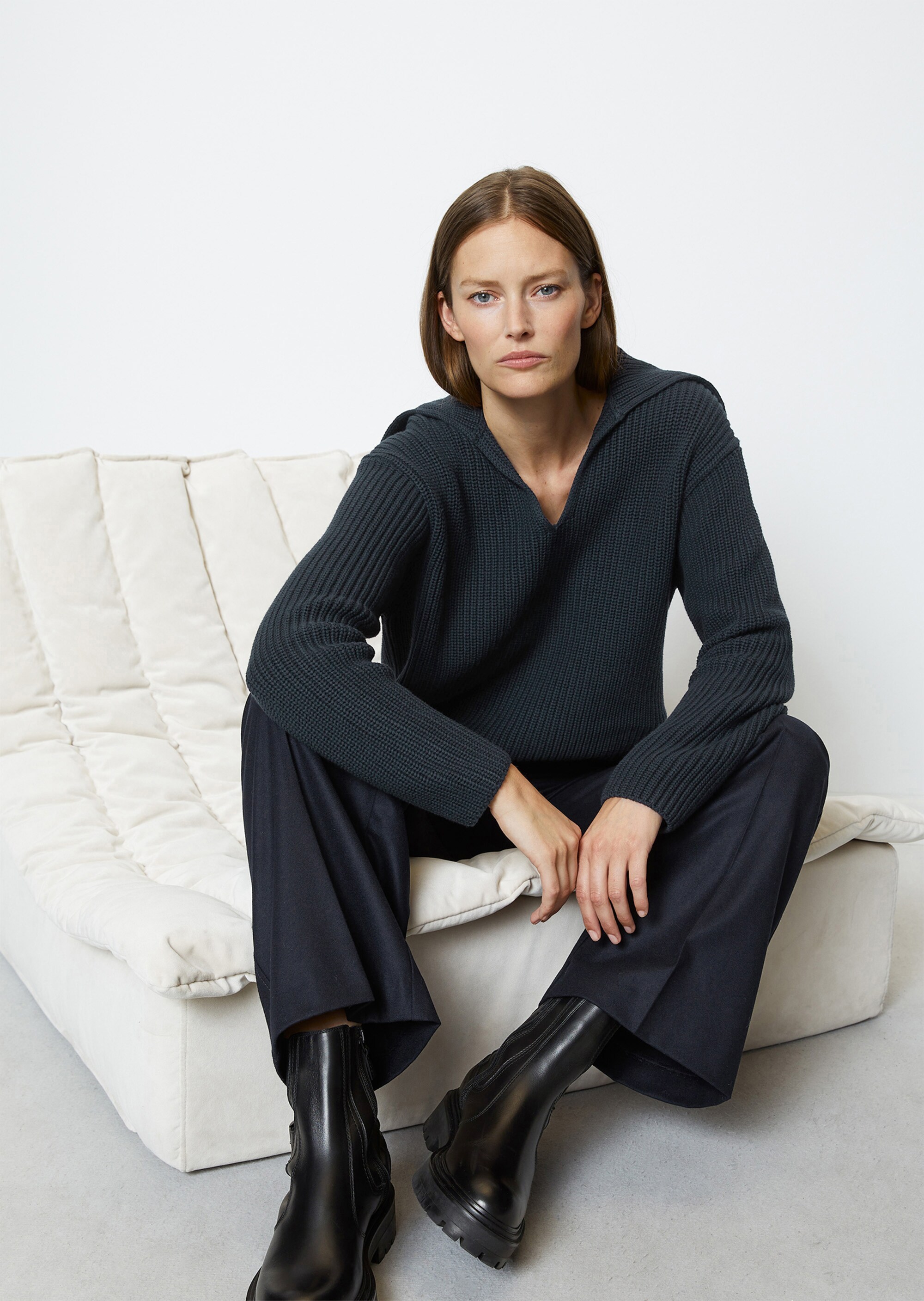 DfC Pullover im Troyer-Stil aus Organic Cotton