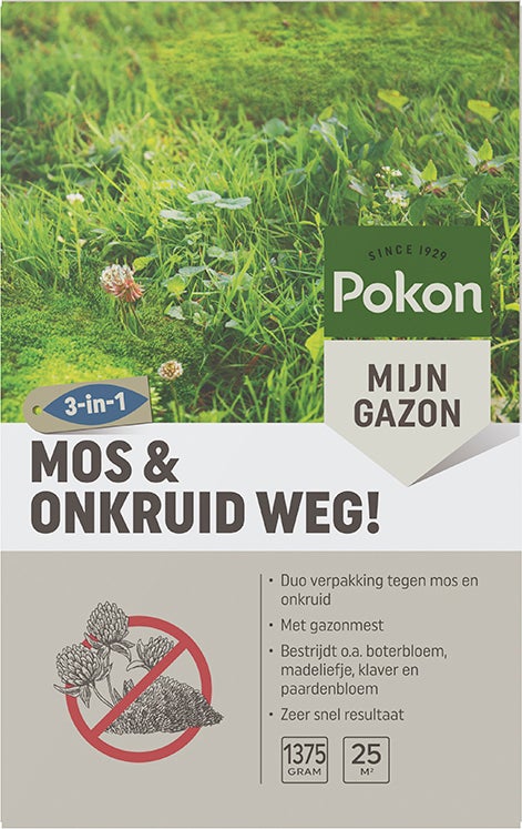 Pokon onkruidverdelger en mosbestrijding