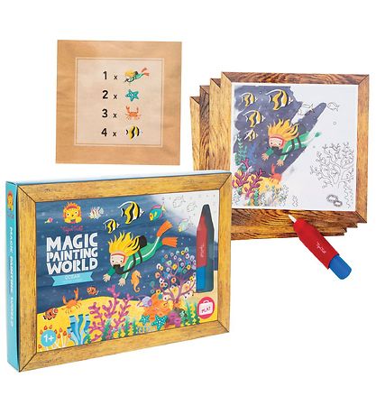 Tiger Tribe Farves?t - Magic Painting WoRød - Ocean