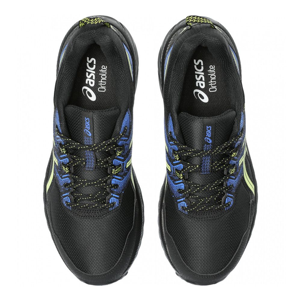 Asics GEL-VENTURE 9 - Chaussures de trail Homme black/glow yellow