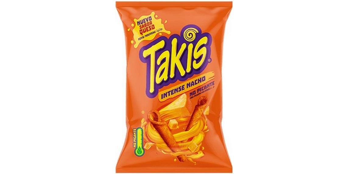 Takis Intense Nacho 100 g Kräftig-würziger Nacho-Crunch für echte Geschmacksliebhaber