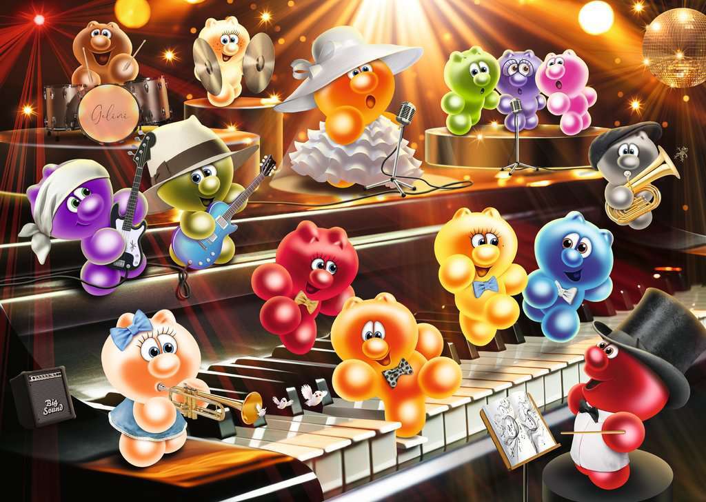 Ravensburger Spiel Gelini machen Musik