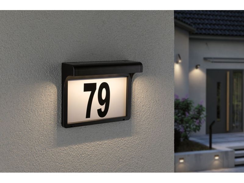 Paulmann Solar LED Hausnummernleuchte Dayton II Hausnummernleuchte
