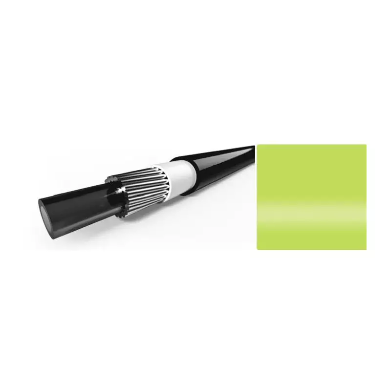 ELVEDES 10m Gaine de transmission Green avec liner diamètre 4,2mm