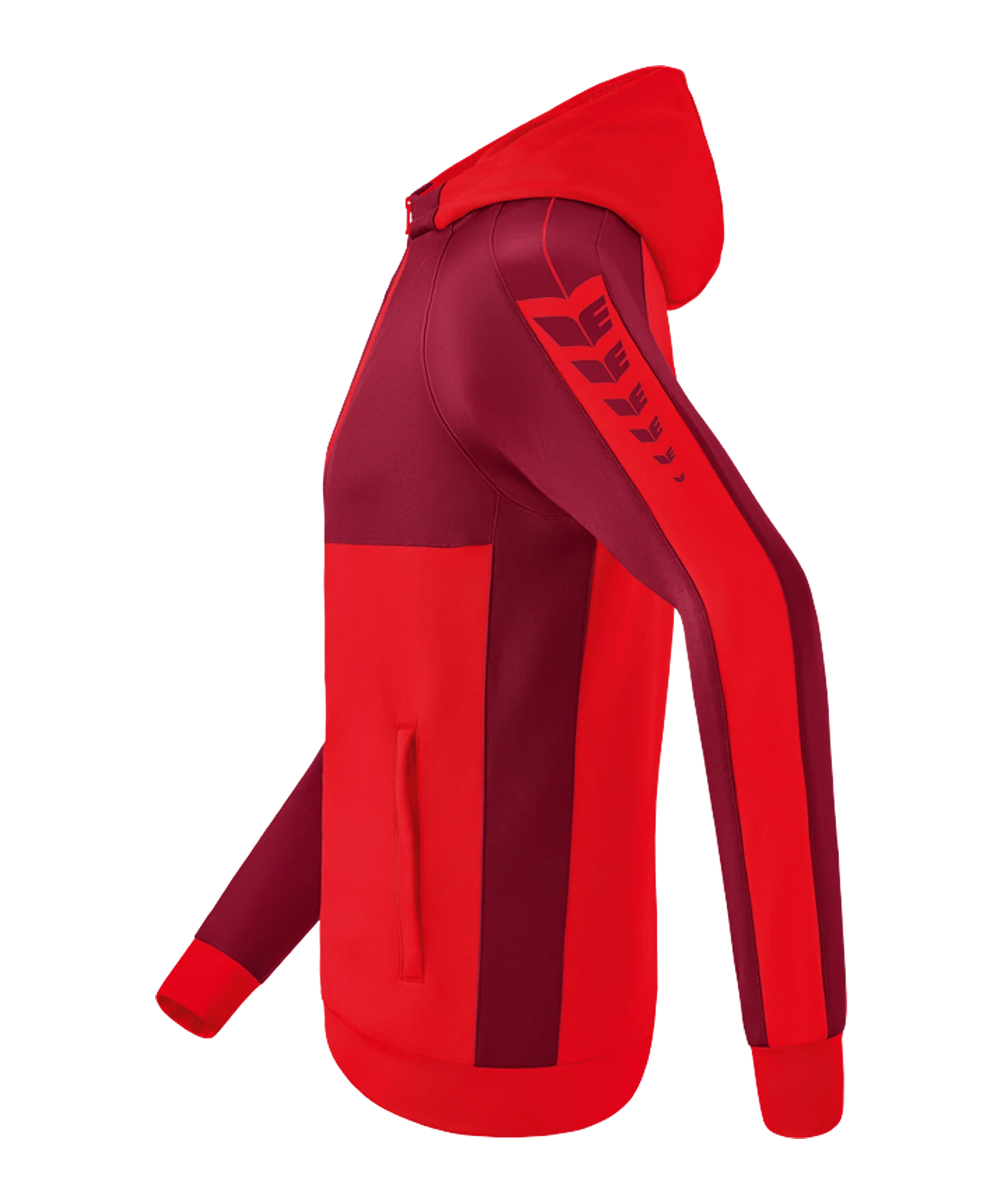Erima Six Wings Kapuzenjacke Kids Rot