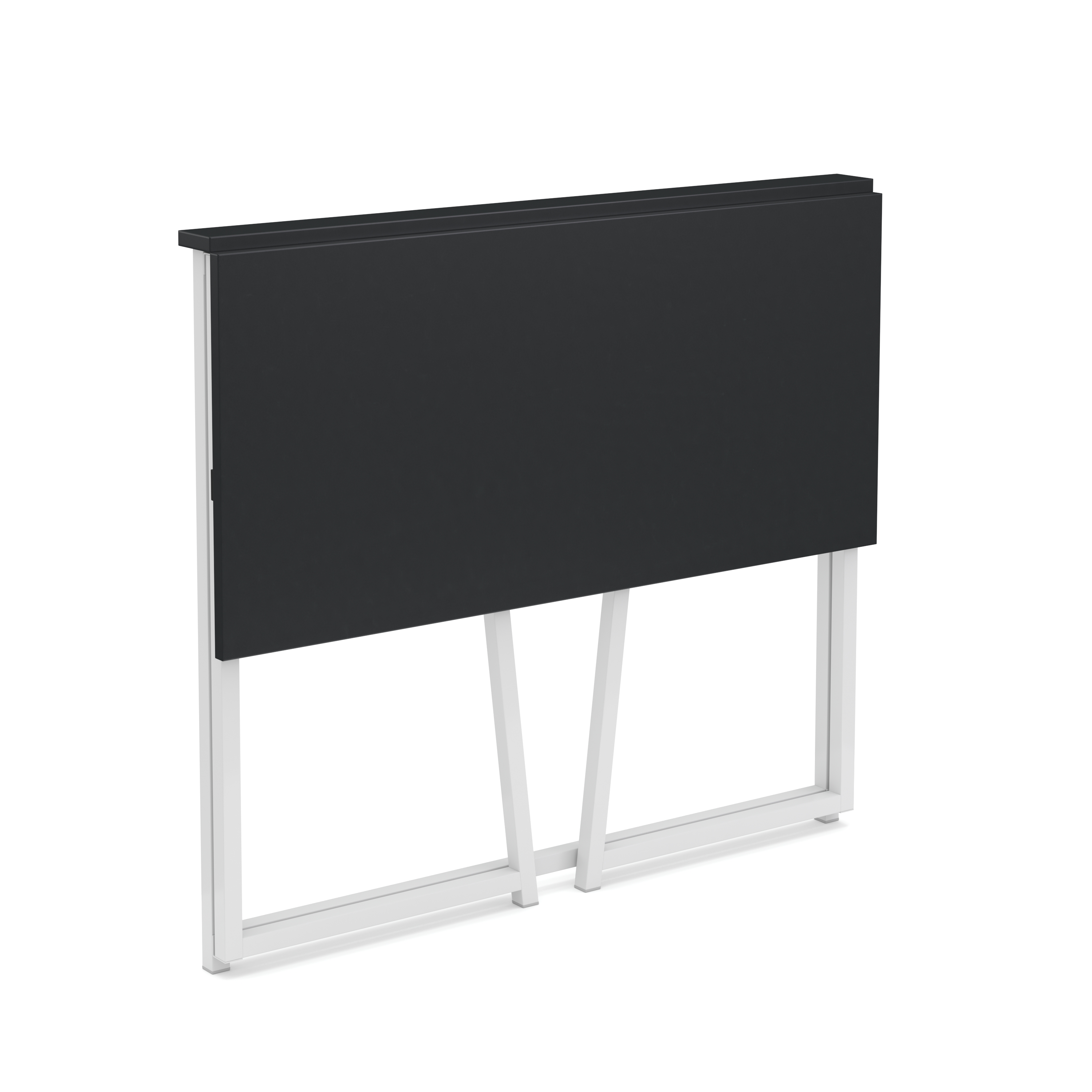 Schreibtisch klappbar NORMAN schwarz/weiss