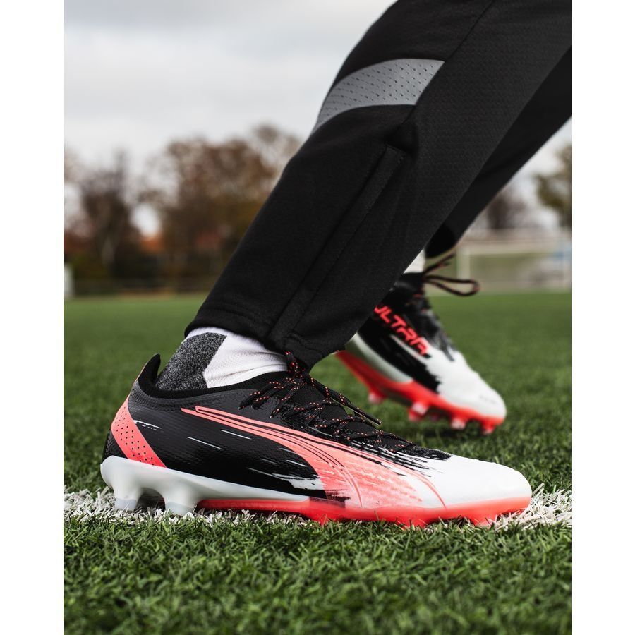 PUMA X Unisport Ultra Ultimate FG/AG Ran out of ink - Blanc/Rouge/Noir ÉDITION LIMITÉE