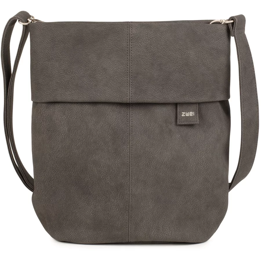 zwei Mademoiselle M12 - Schultertasche 32 cm nubuk-stone