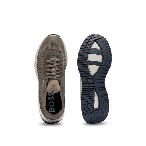 Boss Black Sock Sneakers, Khaki, 43