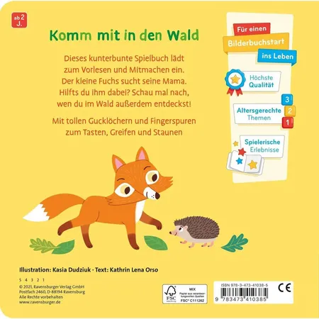 Ravensburger Mein erstes Spiel- und Suchbuch mit dem kleinen Fuchs