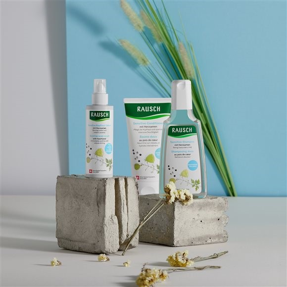 RAUSCH Sensitive-Conditioner<br>30 ml, Flasche, mit Herzsamen