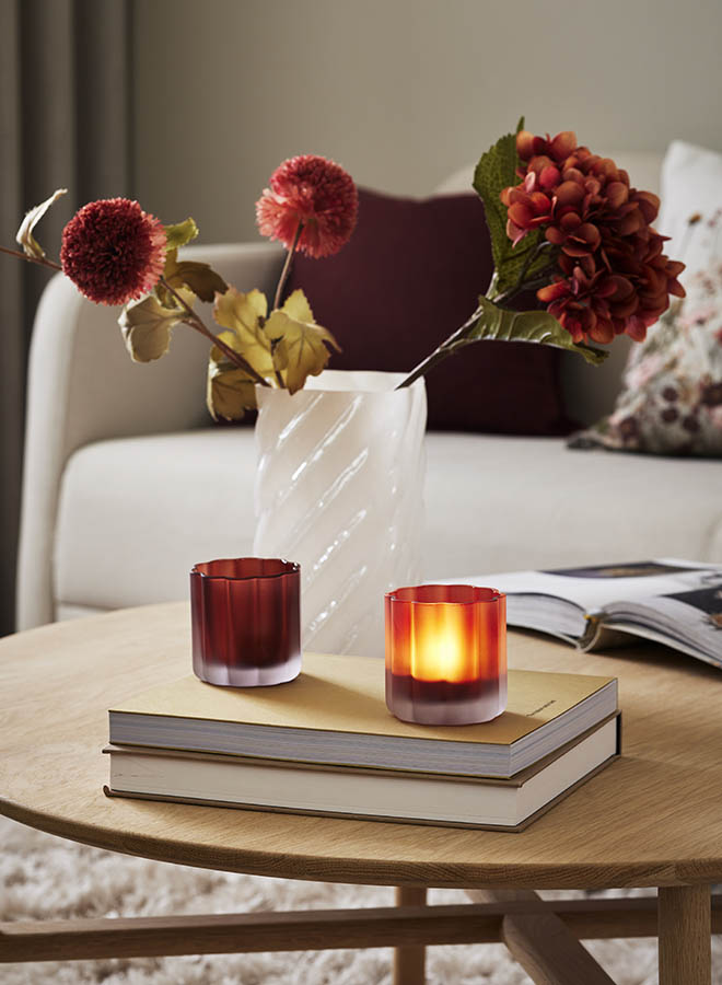 Quadrado vase 22 cm hvit